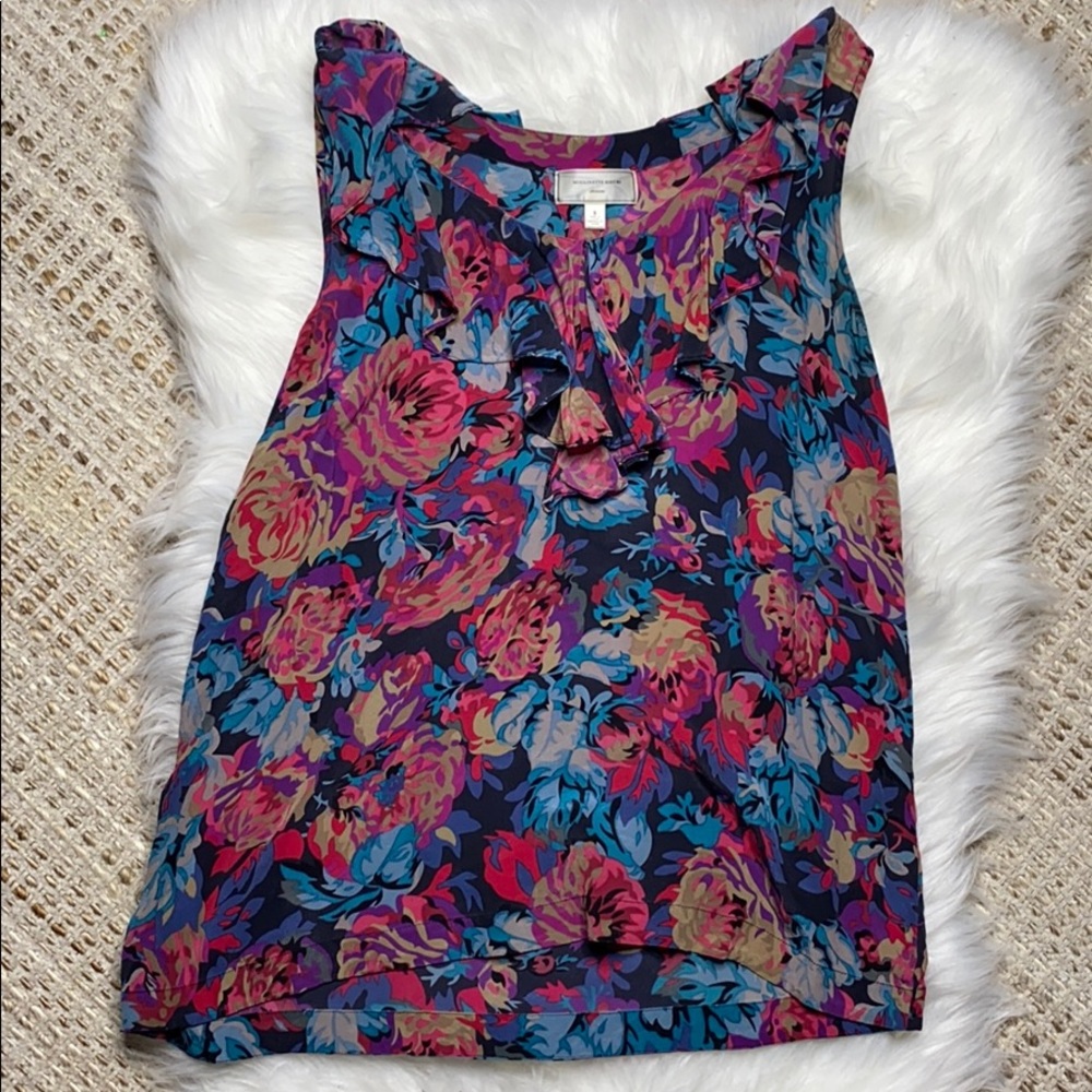 Floral Silk Blouse